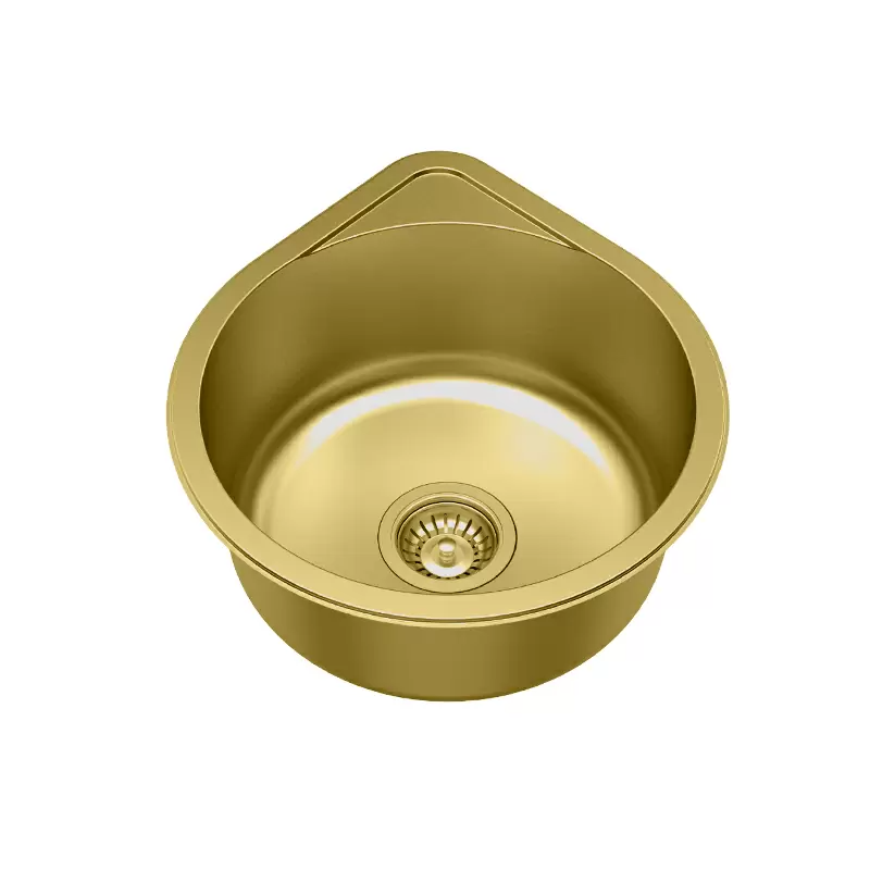 Affordable Round Mount Kitchen Sinks - Single Bowl Design